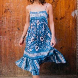 SOLD Spell Gypsy ColZAHARA STRAPPY MIDI Dress